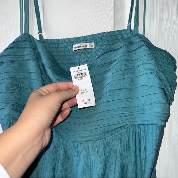 Abercrombie & Fitch Teal Maxi Dress - Picture 8 of 10